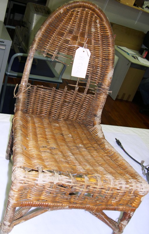 Aeroplane seat, MOTAT Collection accession number 1981.502