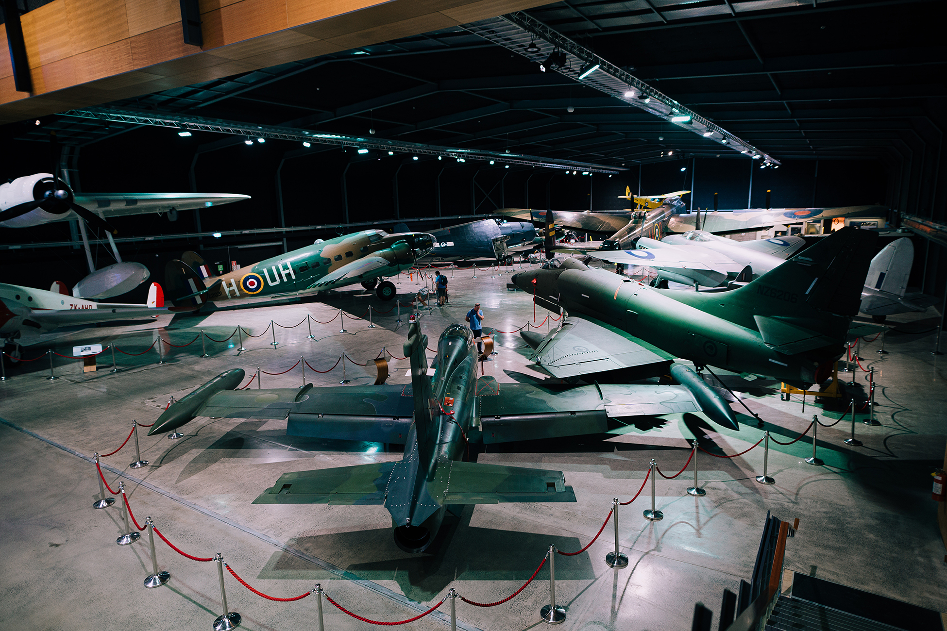 The Aermacchi front to the right is the Skyhawk.