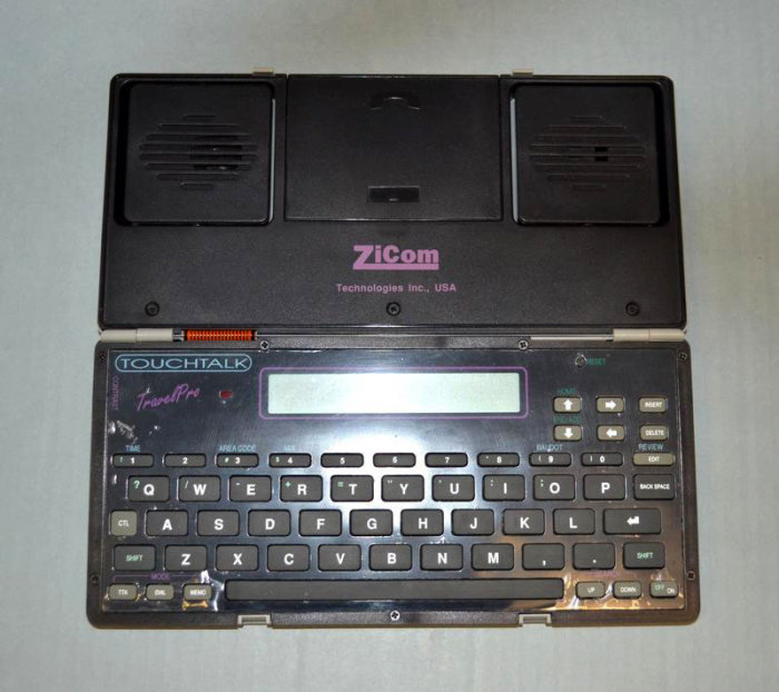  ZiCom Technologies Incorporated. Telecommunications Device for the Deaf [Touchtalk TravelPro], 2013.288. The Museum of Transport and Technology (MOTAT).