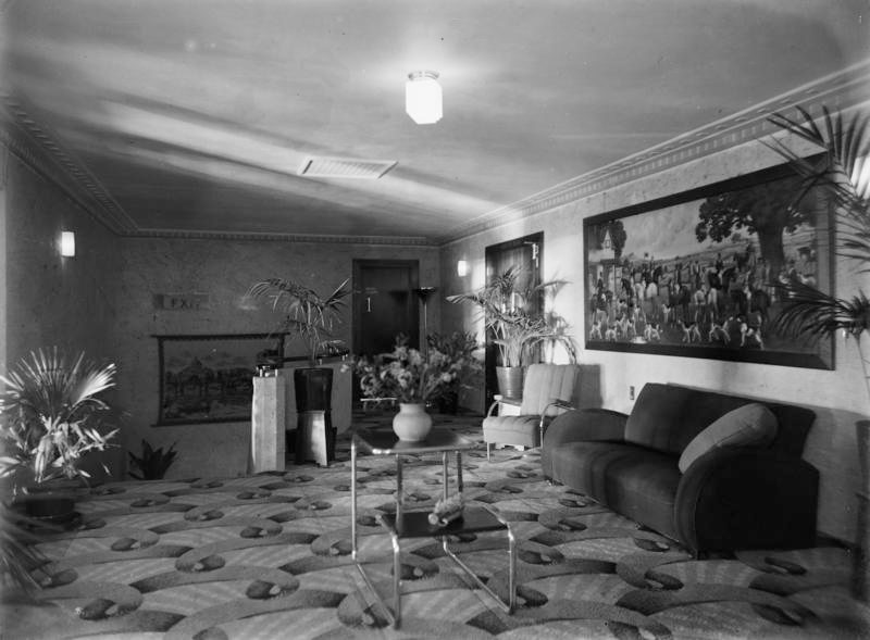 Britannia Cinema Theatre, 1930s. John McGuire et al.  13-2047. Walsh Memorial Library, The Museum of Transport and Technology (MOTAT).