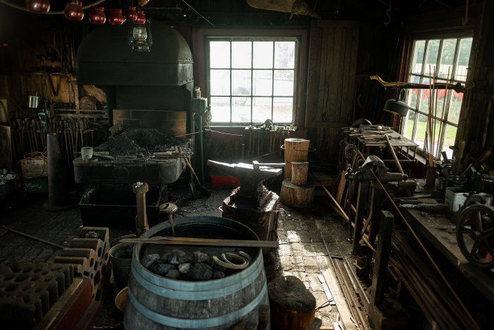Inside the forge