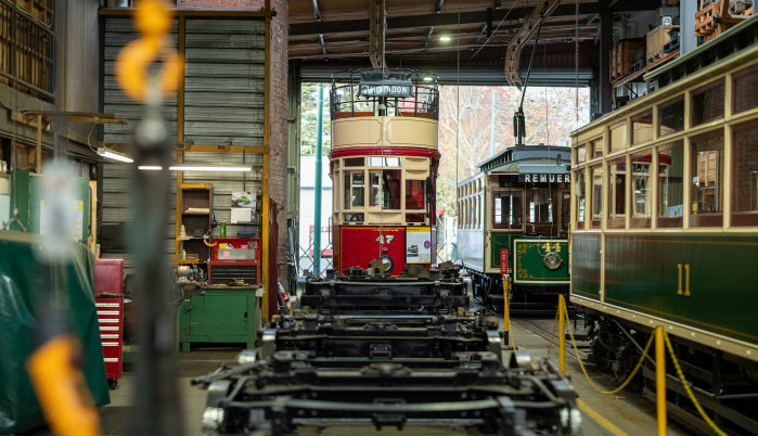 The Tram Barn at M1.