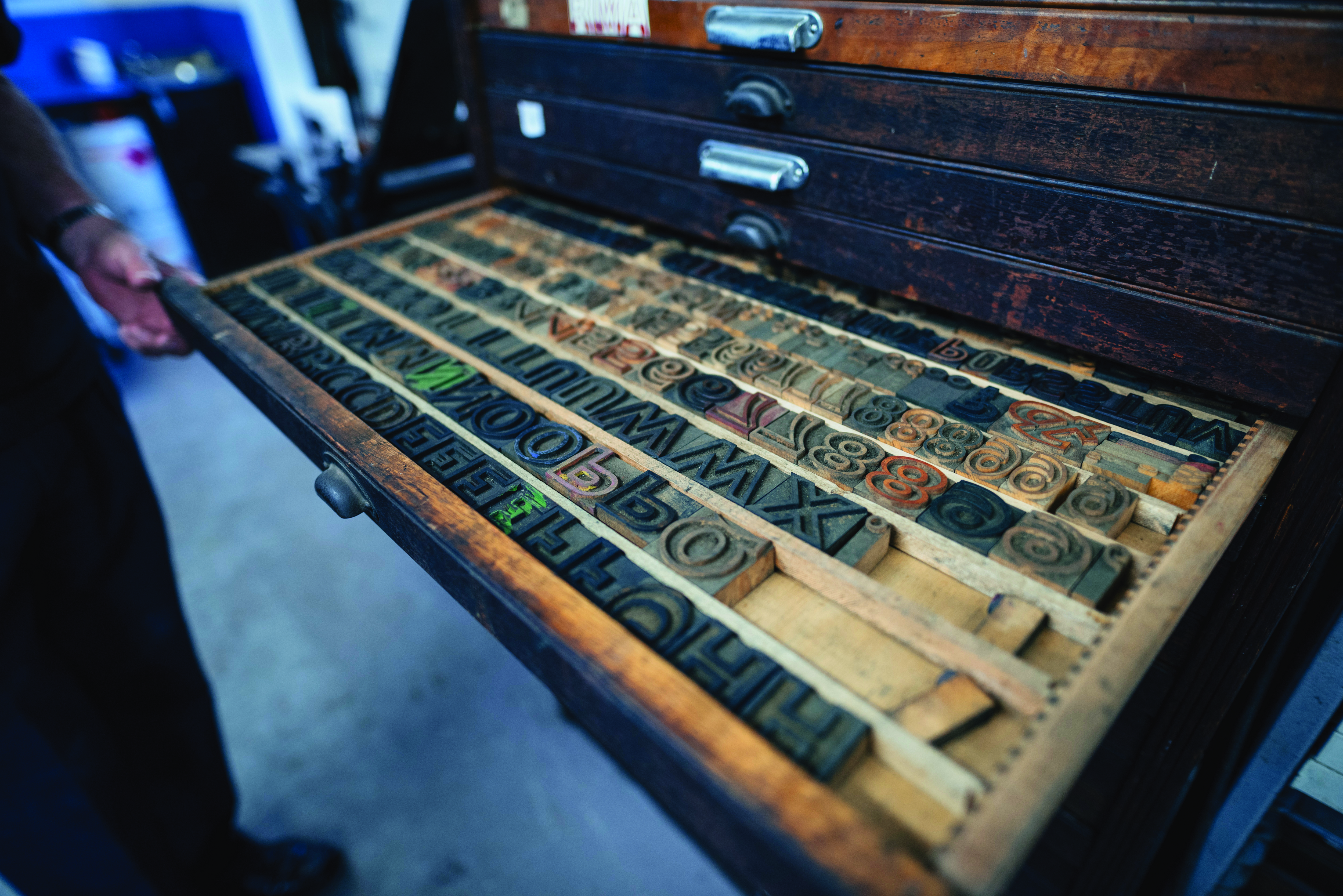 Letterpress stamps