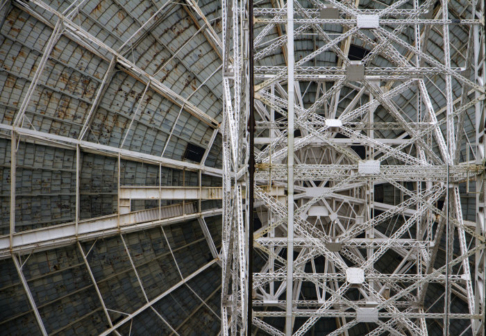 Lovell Telescope by Marge Bradshaw