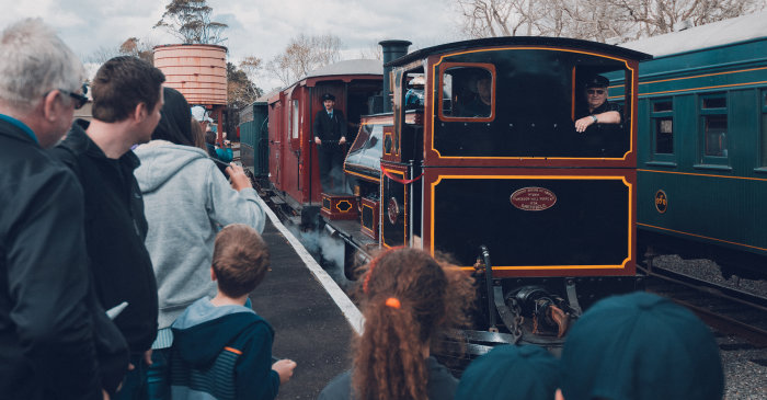 ‘Meg Merrilies’ welcomes visitors aboard, Live Day 2018.