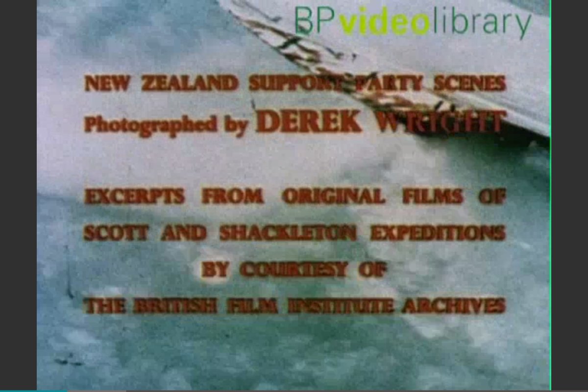 Screen shot from the Oscar nominated “Antarctic Crossing” (1958), NZONSCREEN, Date Accessed: 23 June 2020, URL: https://www.nzonscreen.com/title/antarctic-crossing-1958.
