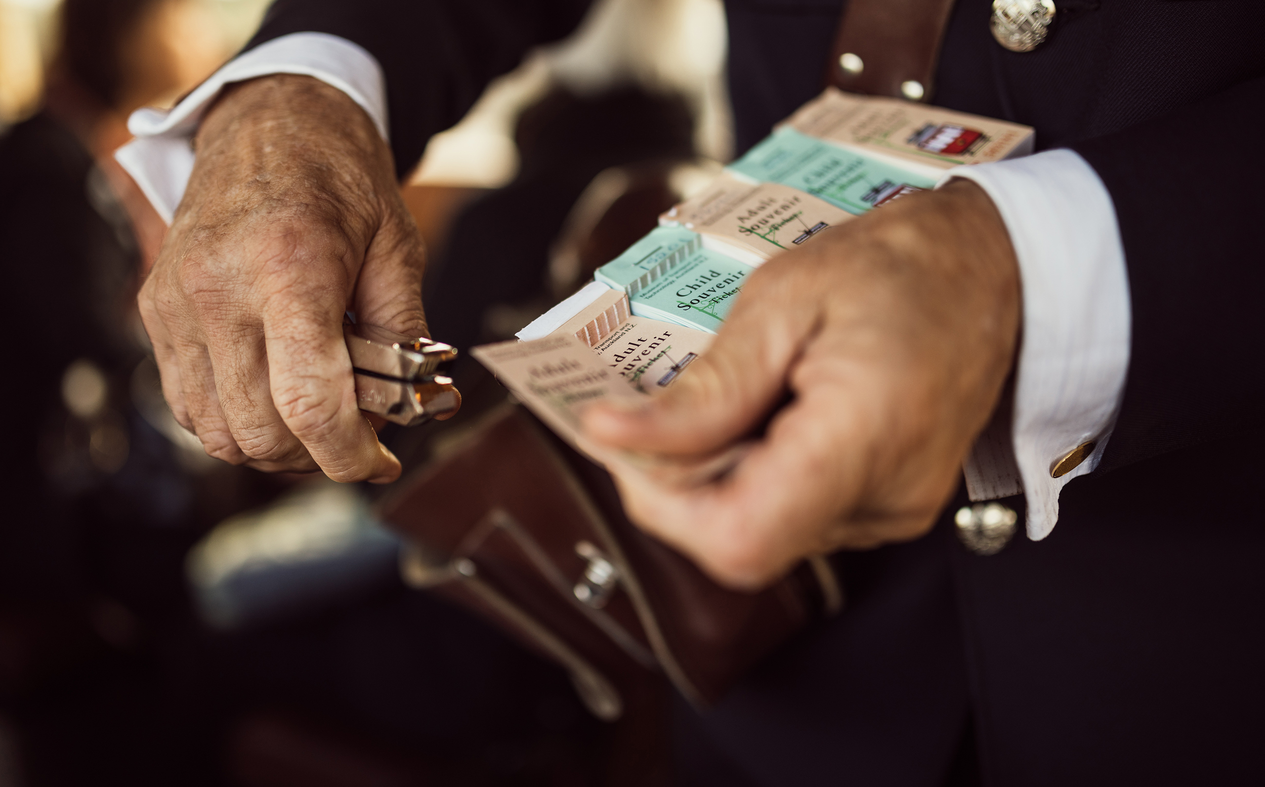 A ticket to remember the day.