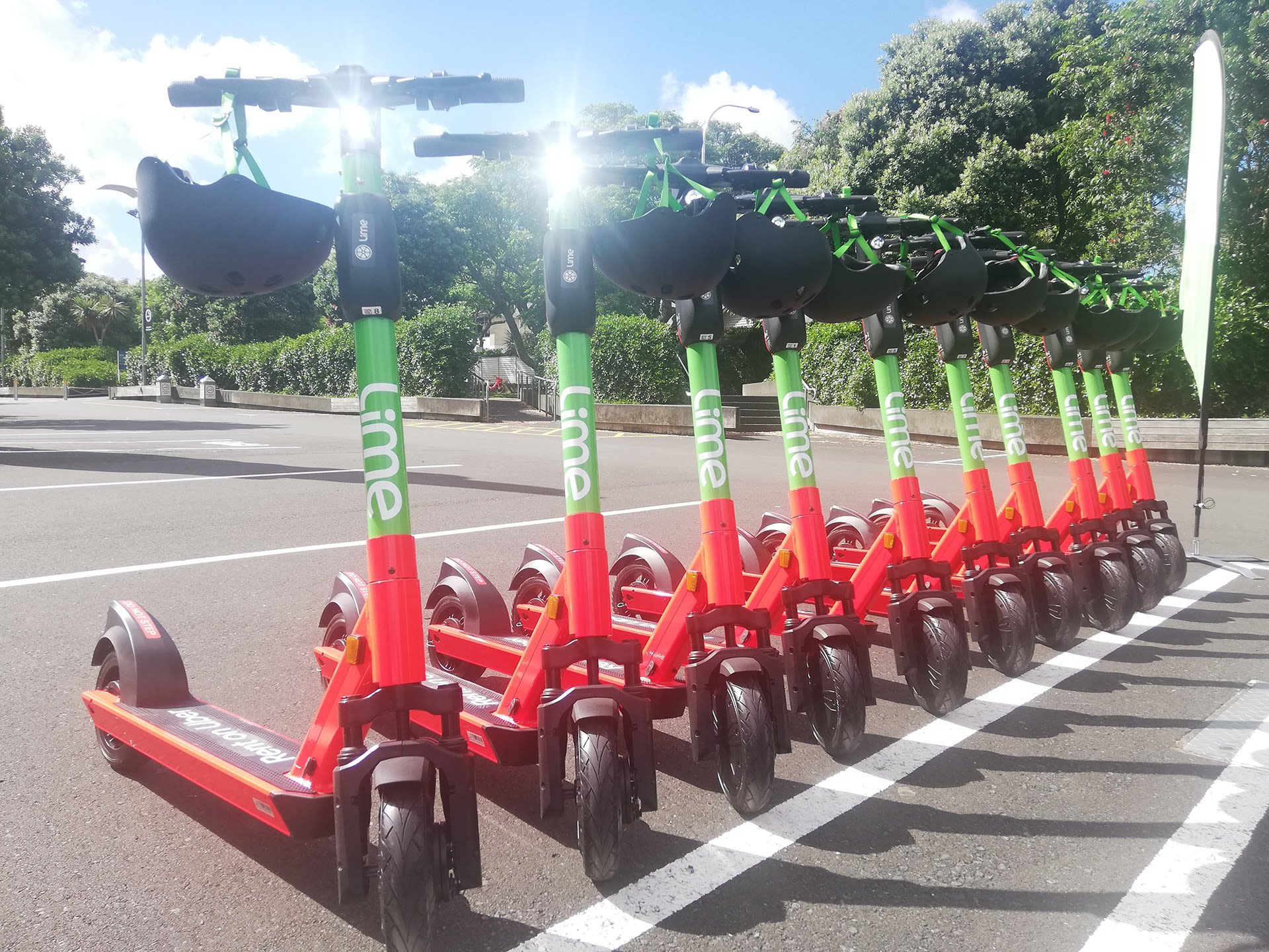 lime jump scooter line up