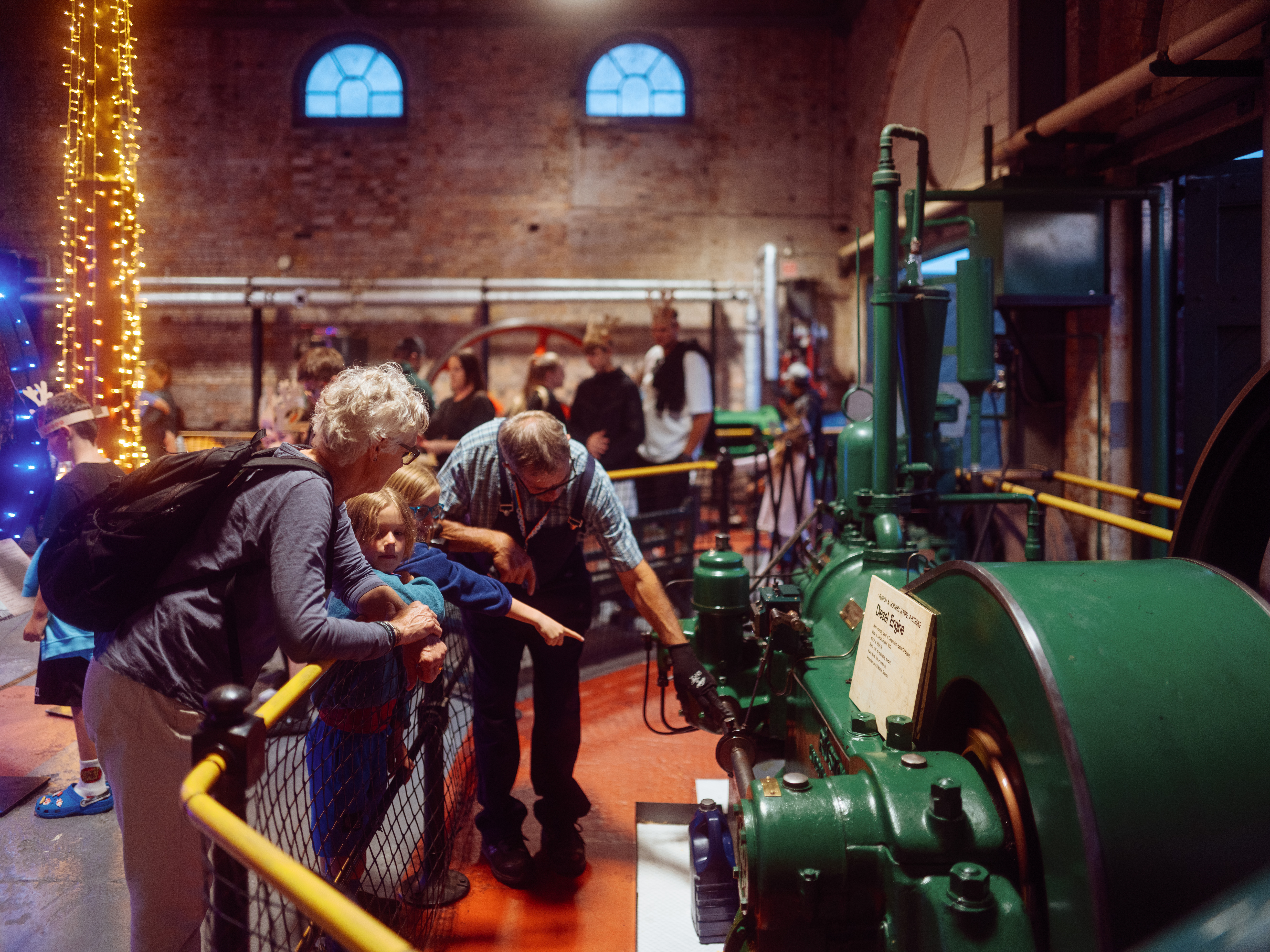 Lit up for Christmas