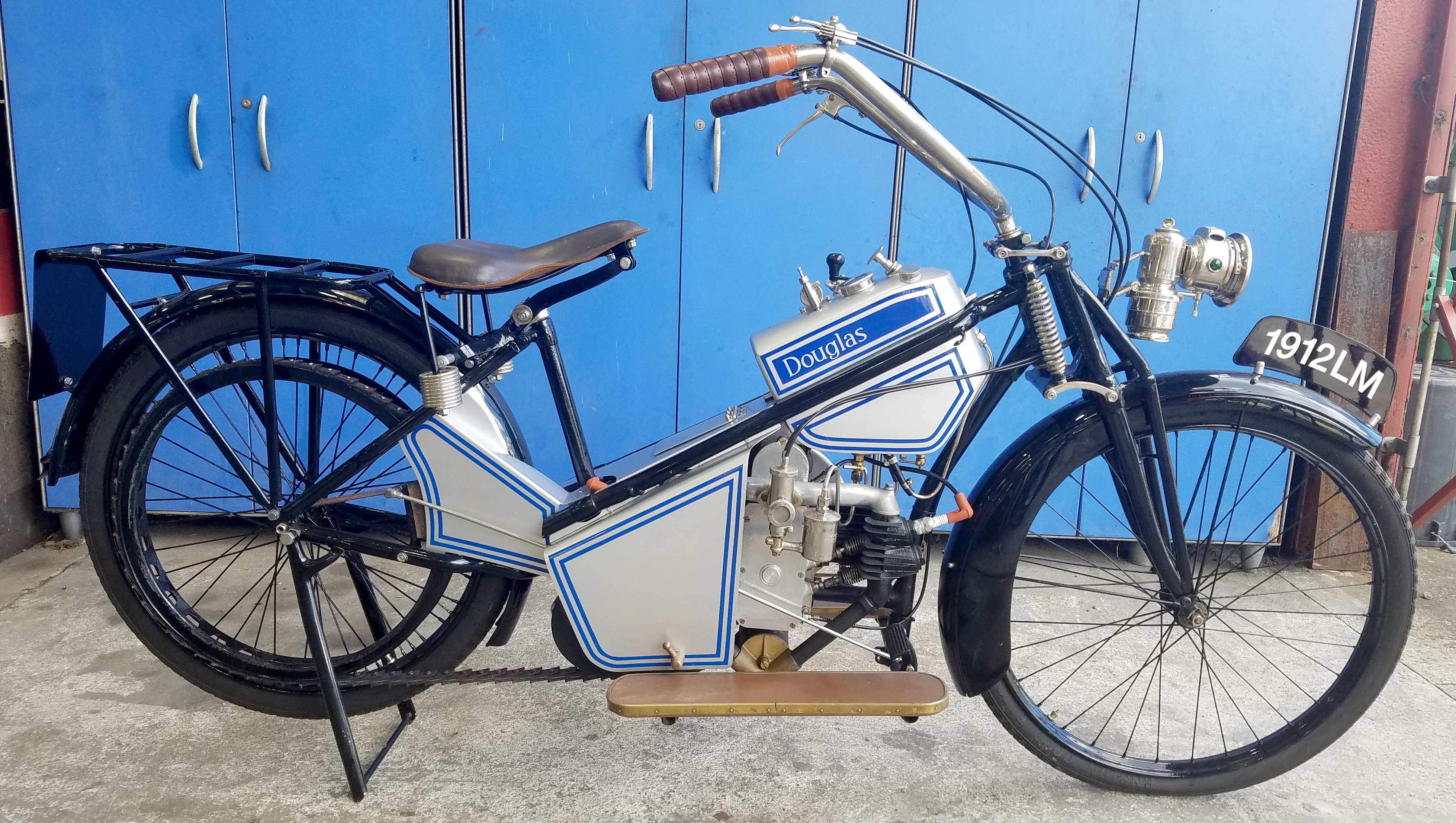 Restored 1912 Douglas Ladies' Motorcycle