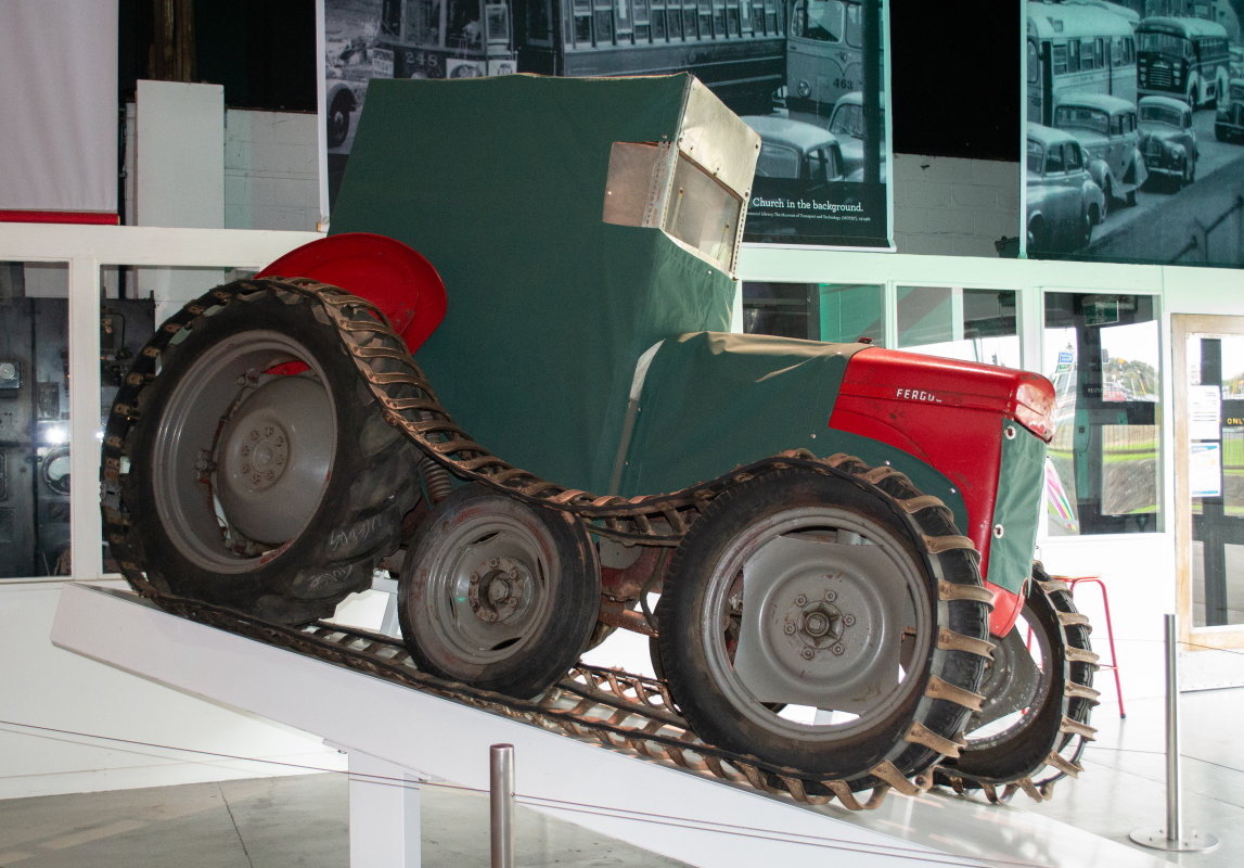 Massey-Ferguson Limited. 1956. Tractor [Massey Ferguson], 1964.228. The Museum of Transport and Technology (MOTAT). URL: https://collection.motat.org.nz/objects/802