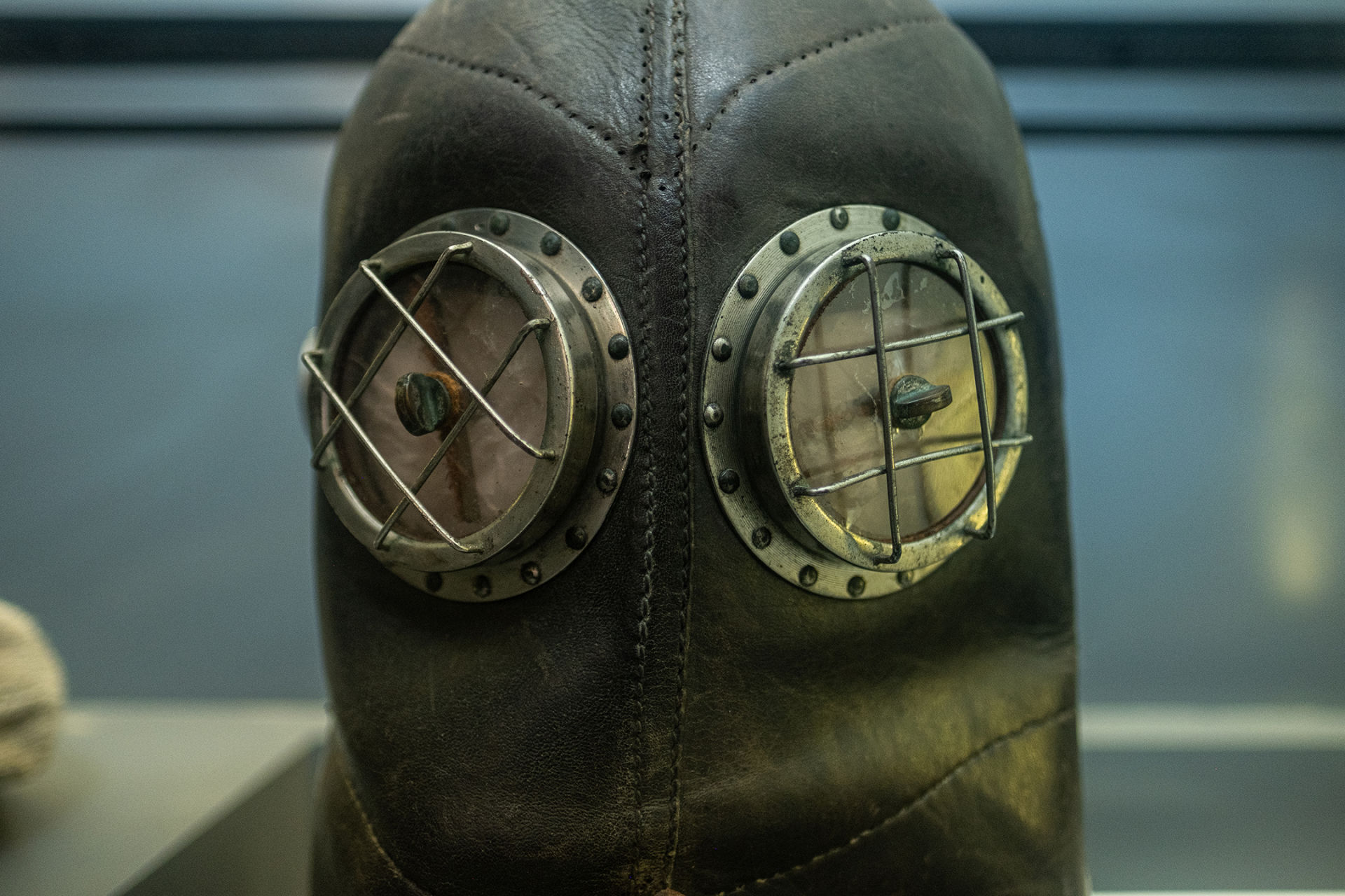 Vajean-Bader Smoke Protector helmet.