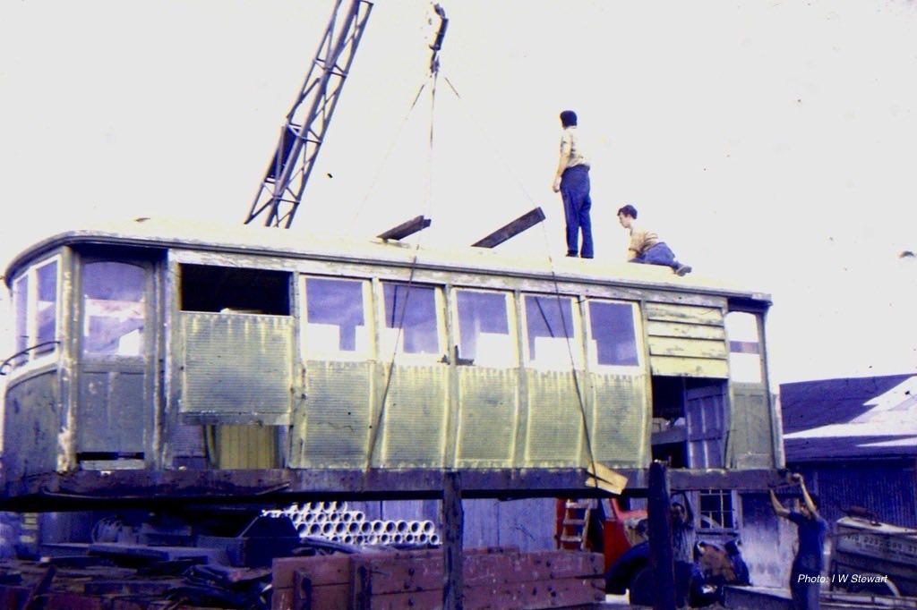 Arriving at MOTAT.  Photo by Ian Stewart, republished with the kind permission of the Stewart family.