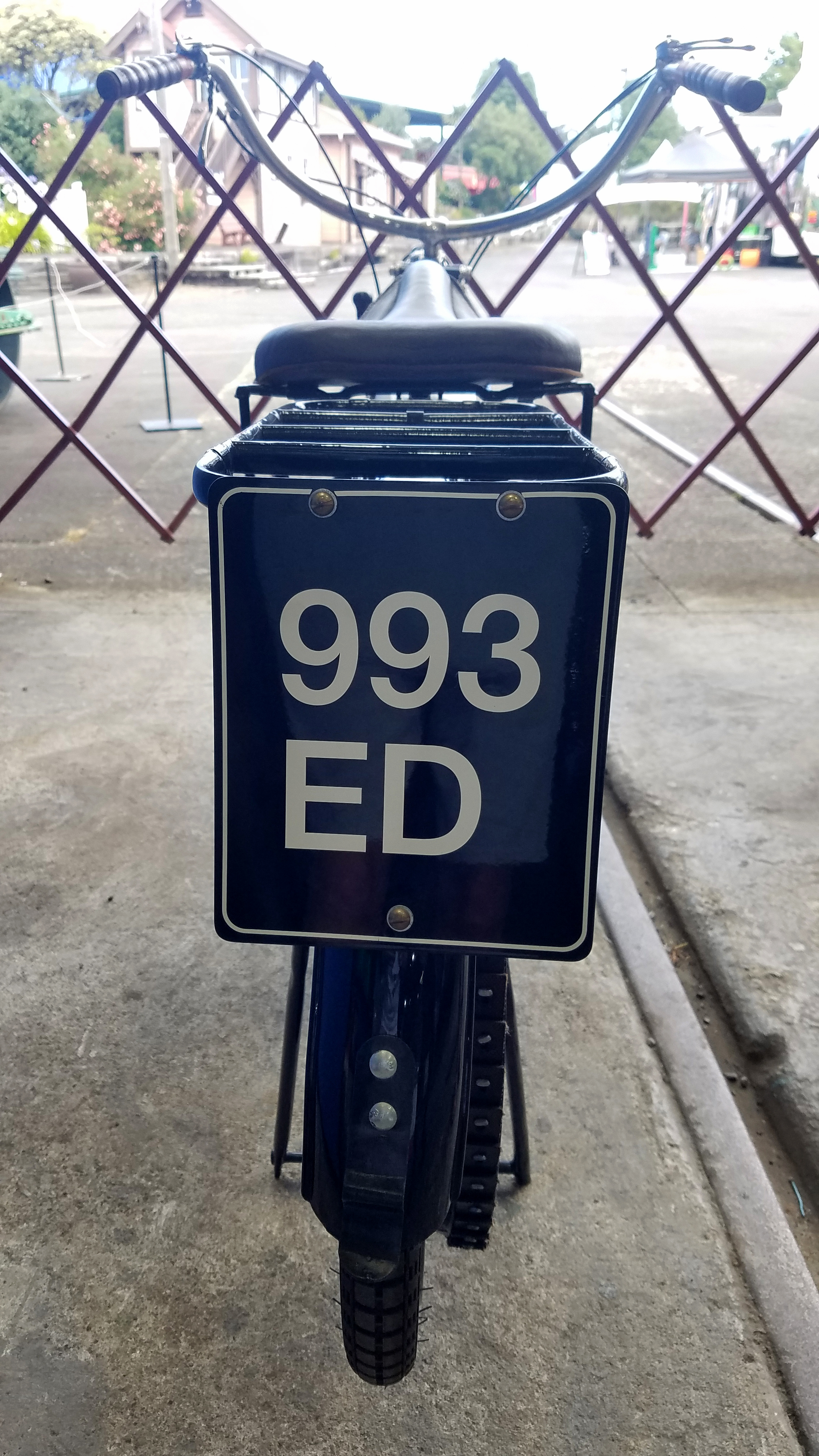 Restored Number Plate