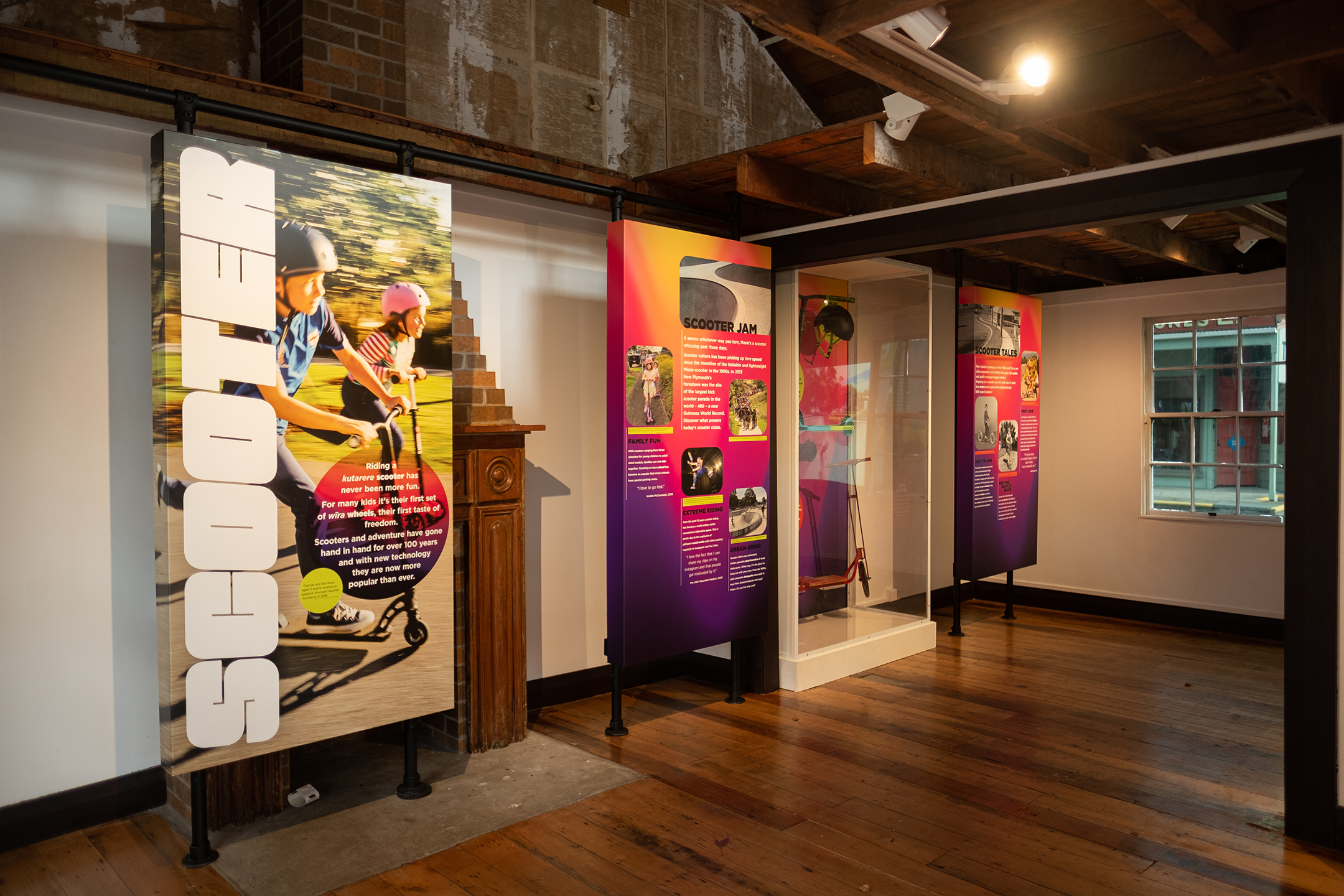 Scooter exhibition at MOTAT 