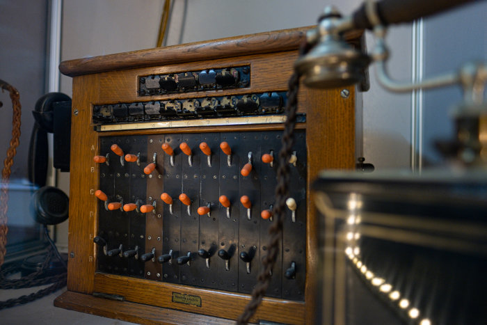 Cordless ‘Beehive’ Switchboard.