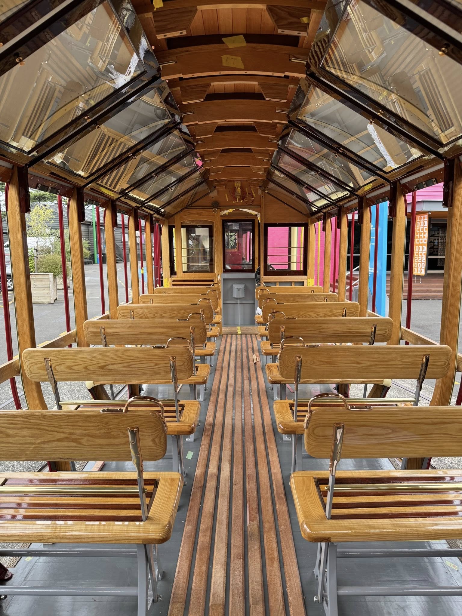 The restored interior