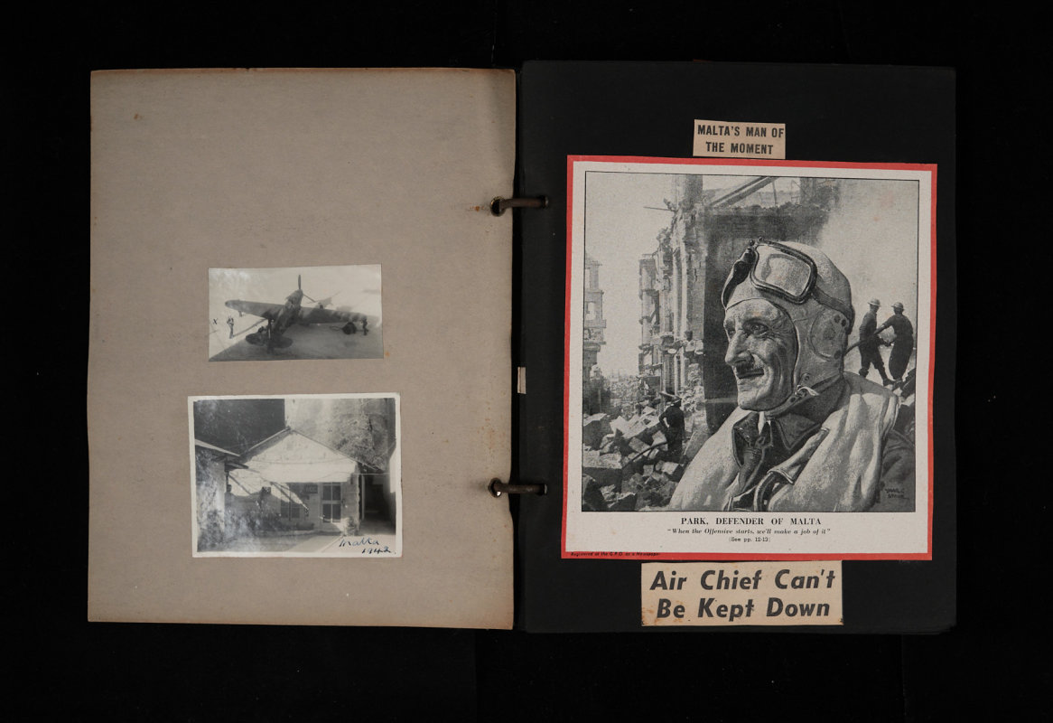 Image: Dorothy Park (née Parish). [1940s]. [Scrapbook documenting Sir Keith Park's involvement in the Siege of Malta], MSS-2018-4. Walsh Memorial Library, The Museum of Transport and Technology (MOTAT).