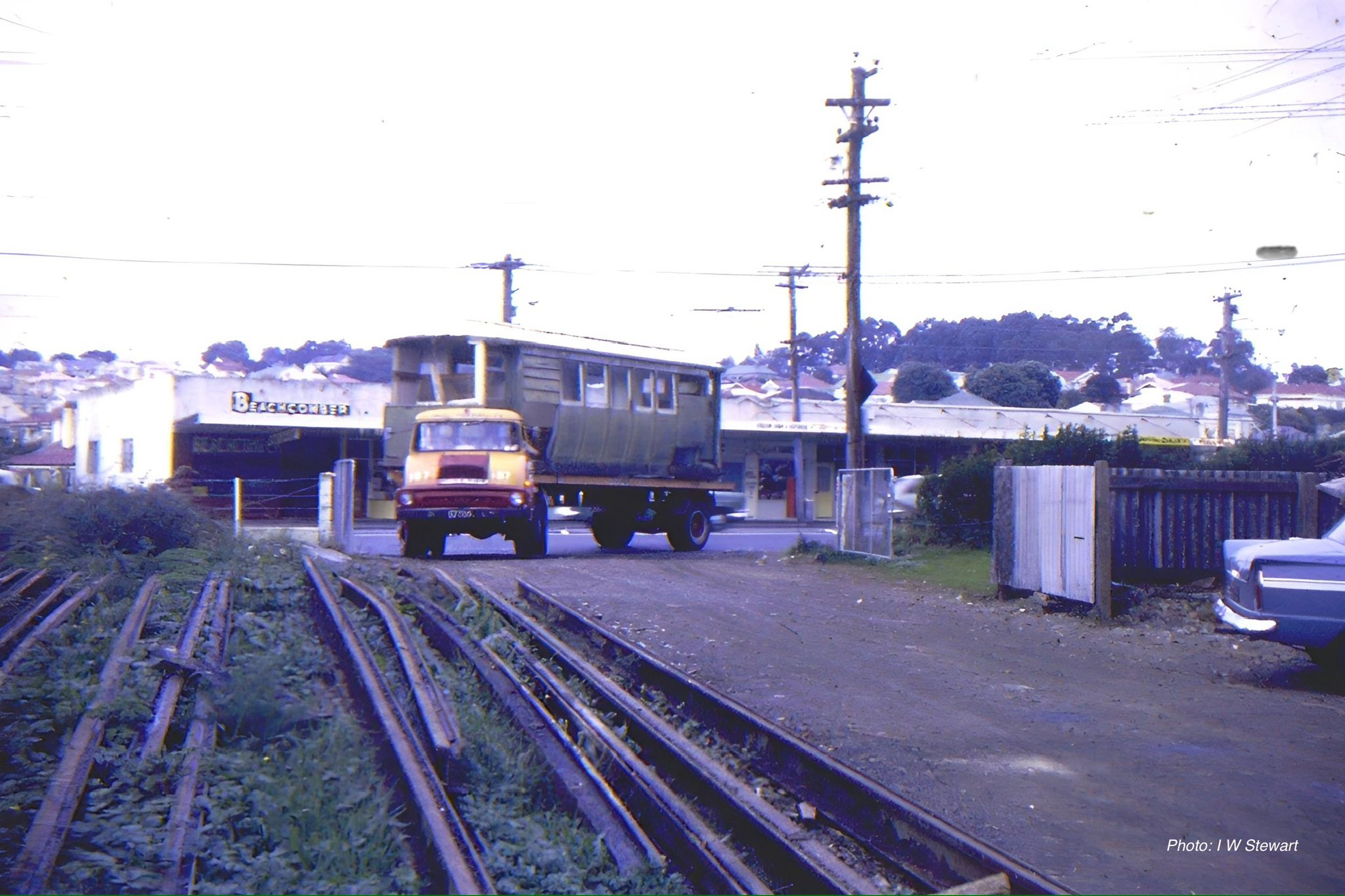 Arriving at MOTAT in 1967. Photo by Ian Stewart, republished with the kind permission of the Stewart family.