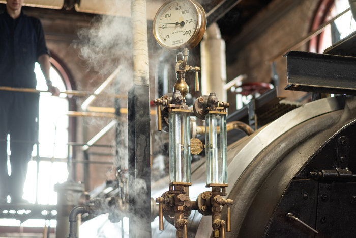 Powering the Pumphouse, the Daniel Adamson boiler.
