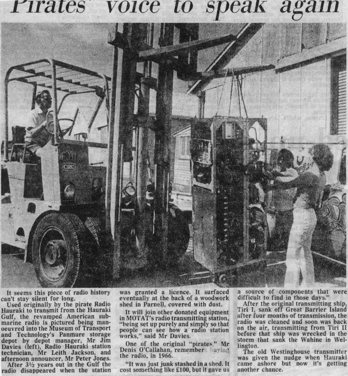 11 NewspaperArticle PiratesVoiceToSpeakAgain Cropped