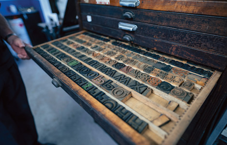 Letterpress printing workshop