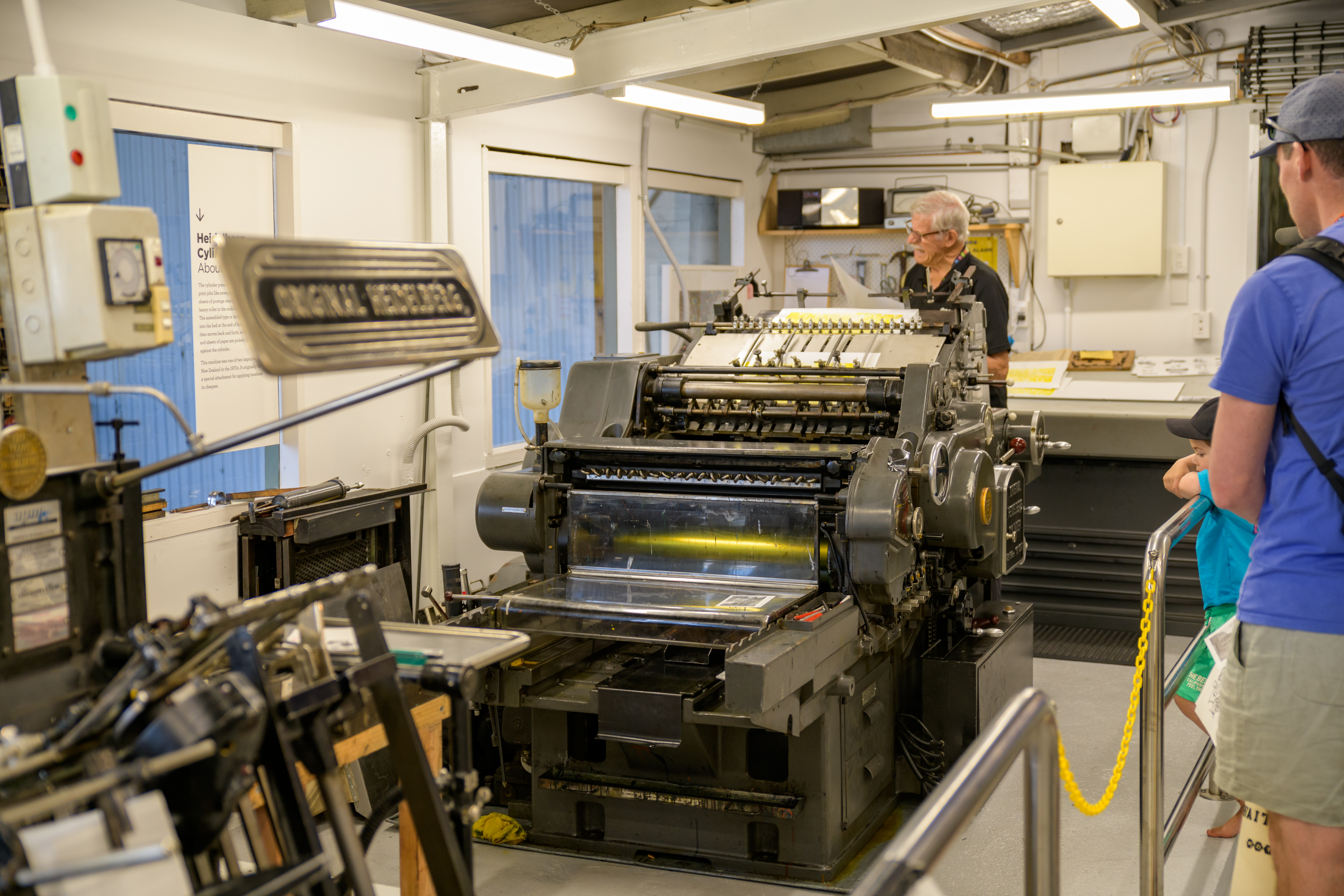 Inside the print shop