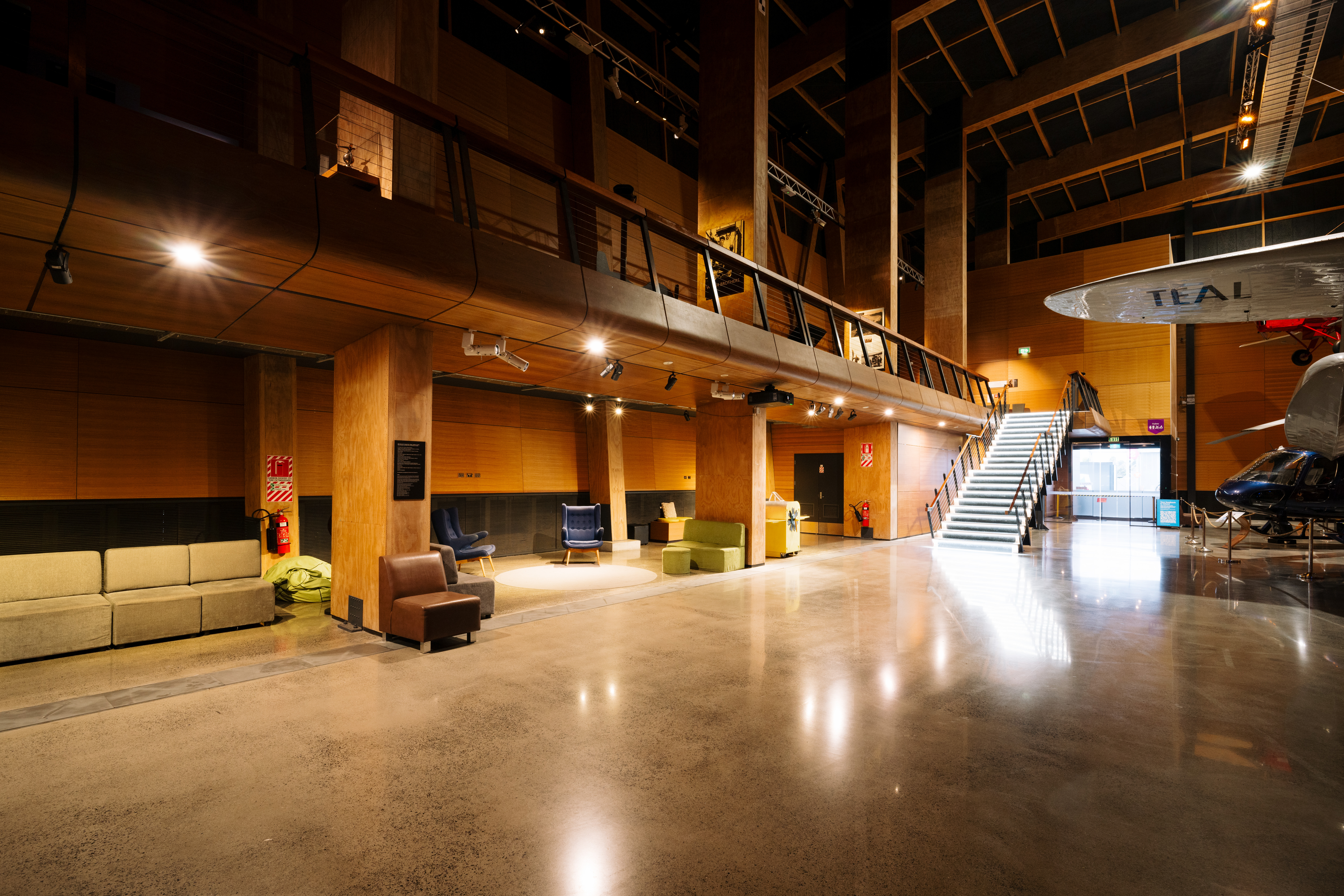 MOTAT Aviation Hall Mezzanine