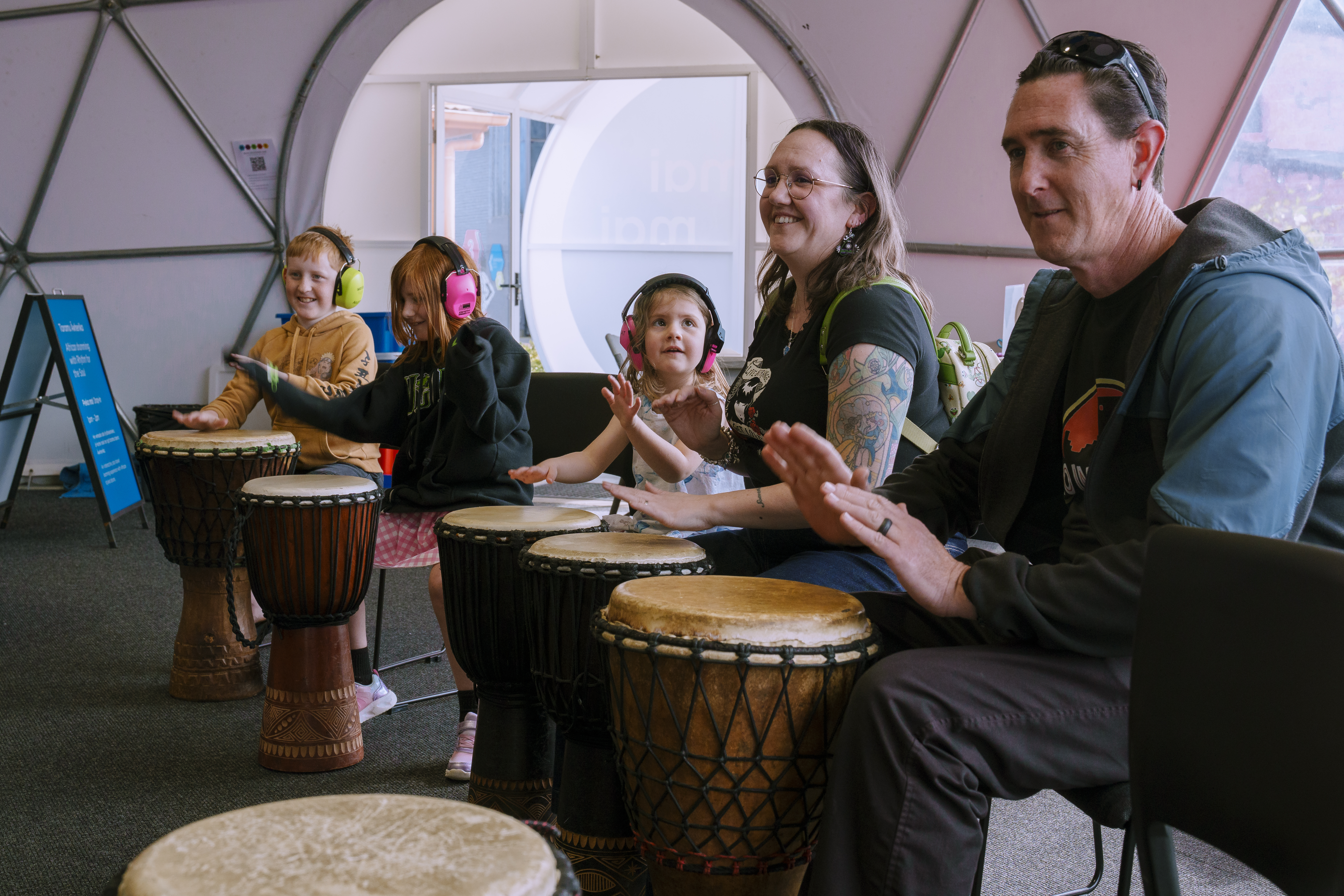 Drumming circle