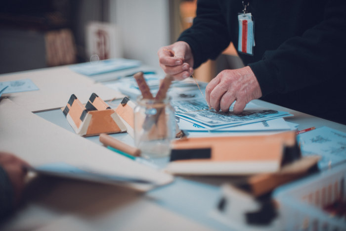 Try your hand at bookbinding.