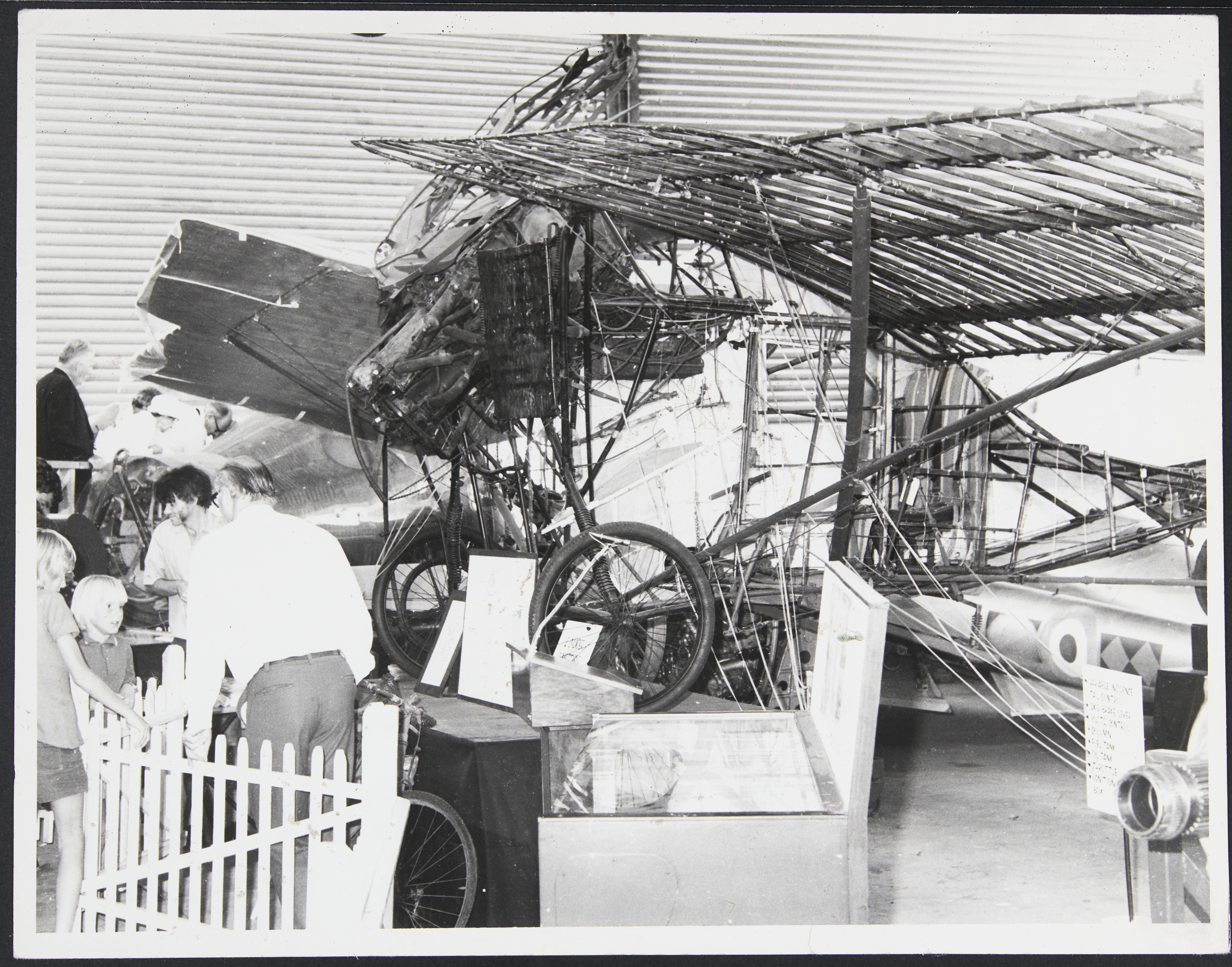 Pearse’s Utility plane on display in the Pioneers of Aviation exhibit at MOTAT.  Pearse No 3 Airplane : indoor display, 02-1305. Walsh Memorial Library, The Museum of Transport and Technology (MOTAT).