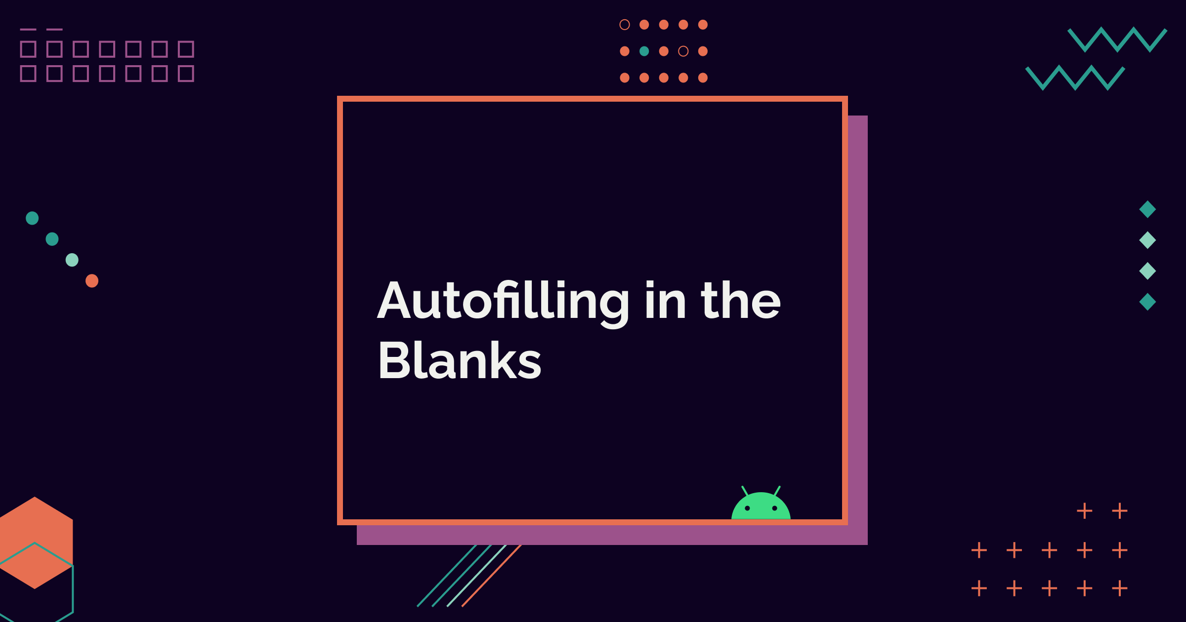 Autofilling in the Blanks