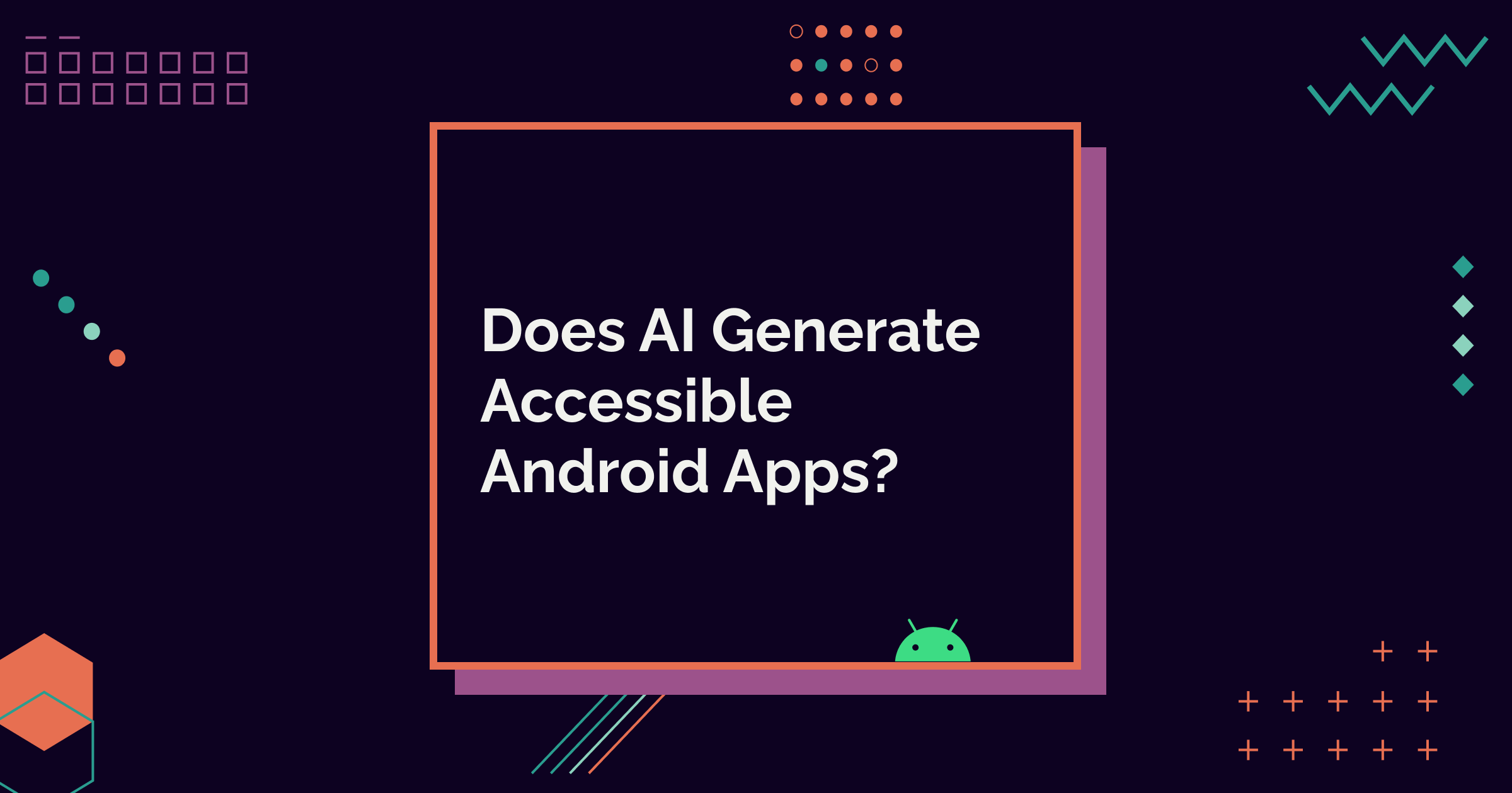 Does AI Generate Accessible Android Apps?