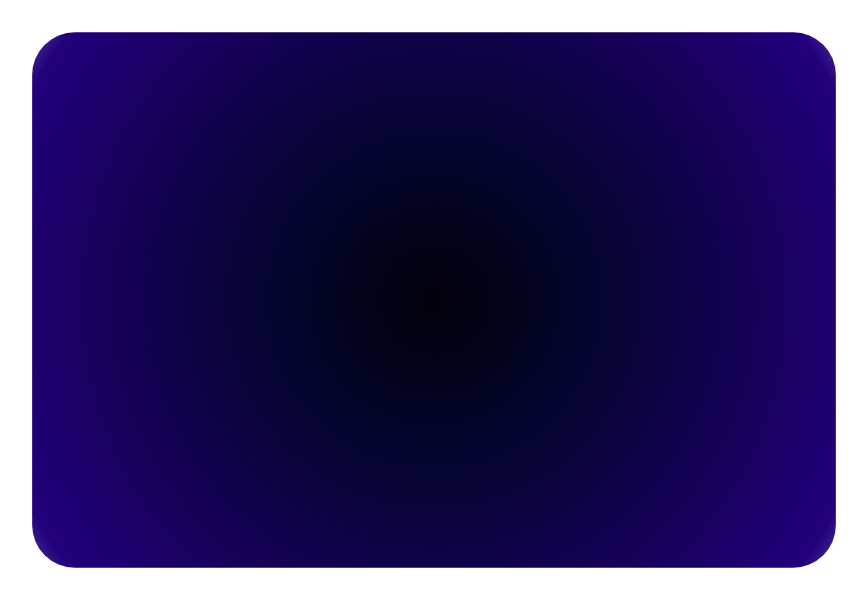 Rectangle with radial gradient starting from the center with dark blue and getting lighter towards the edges.