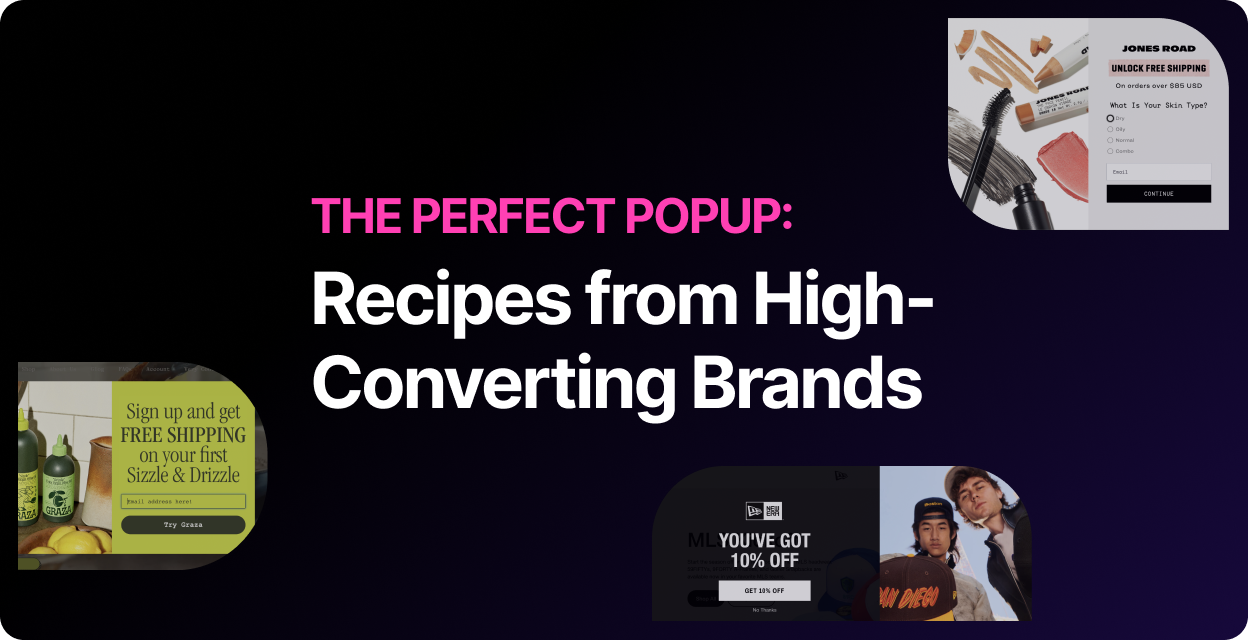 The Perfect Popup: Recipes From High-Converting Brands