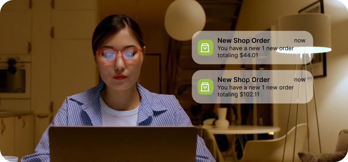 New Shop Order Notifications