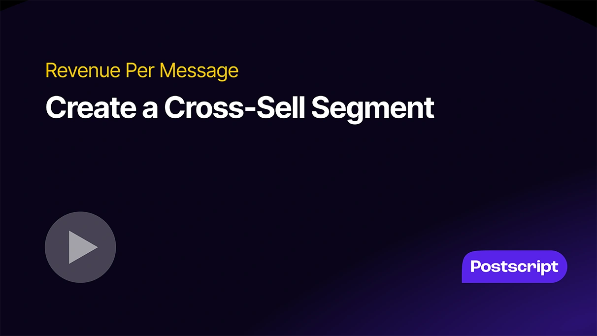Create a cross-sell segment