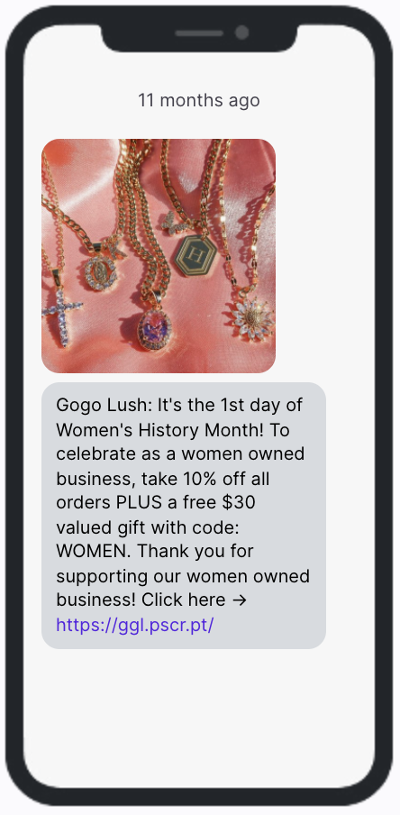 Gogo Lush WHM March