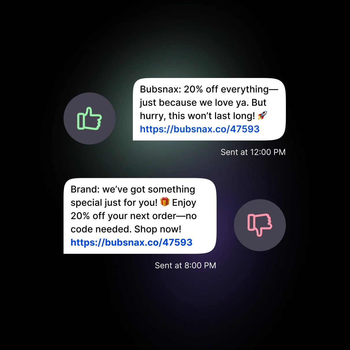 Bubsnax AB Message Testing