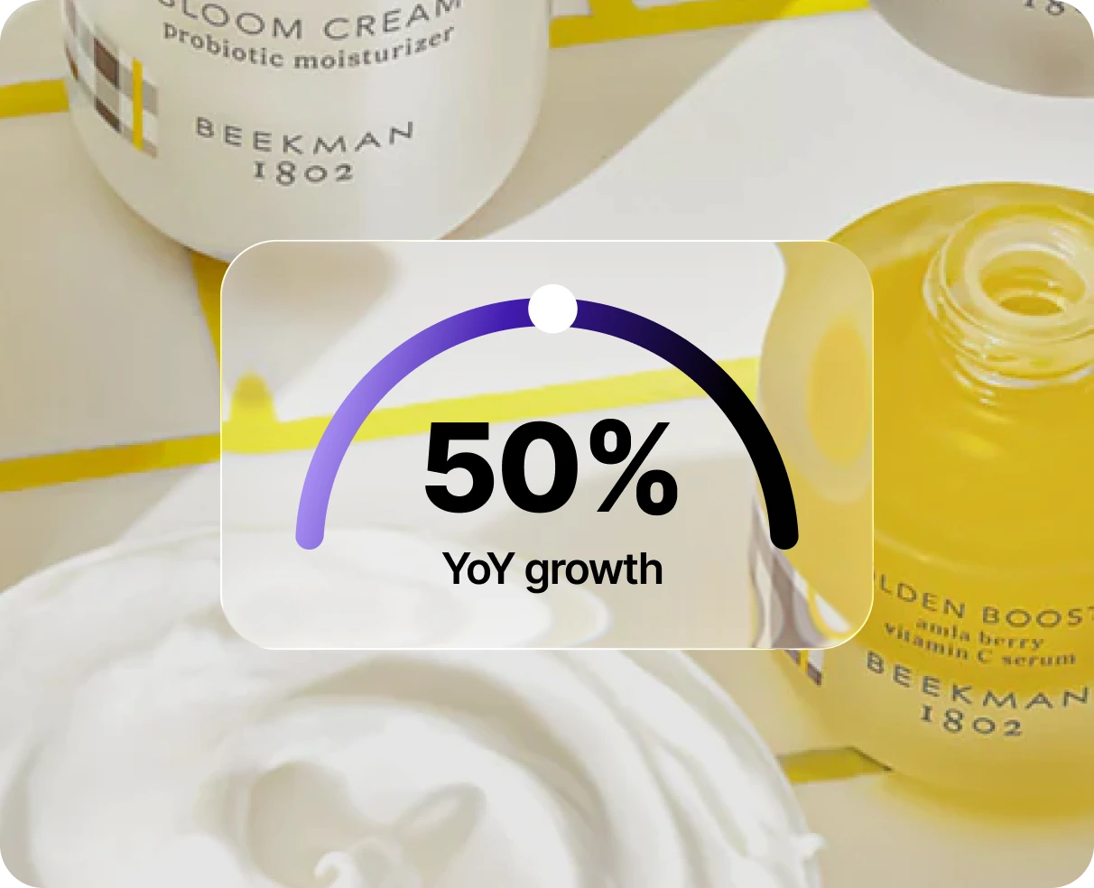 From flat to 50% YoY growth Image