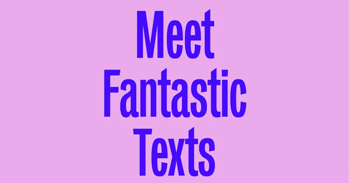 Foust Texts Fantastic Texts