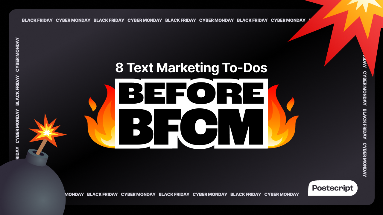 SMS Marketing Checklist for BFCM