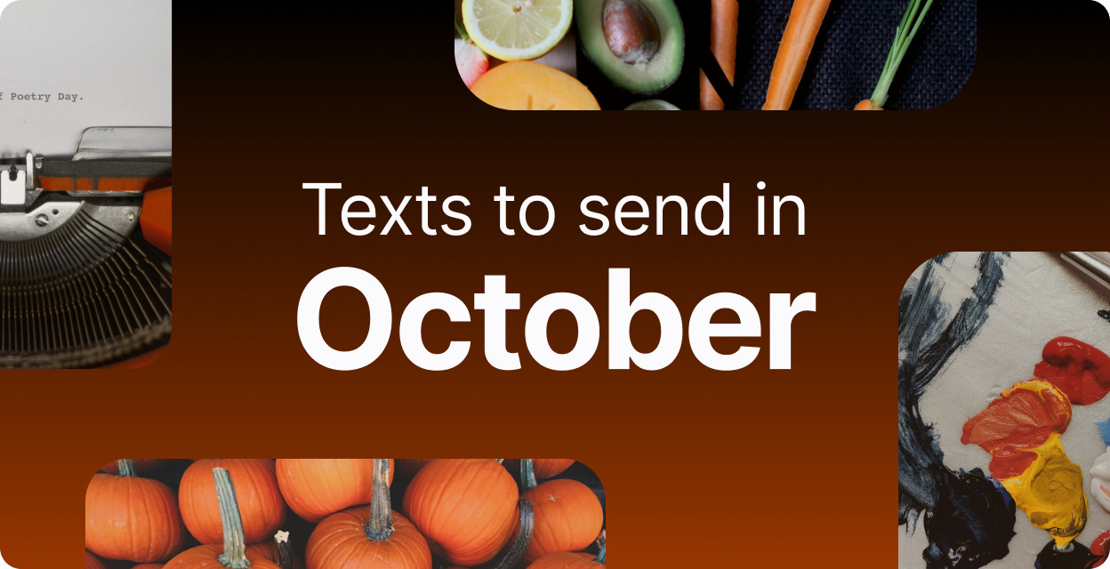 8 SMS Campaign Ideas for October 