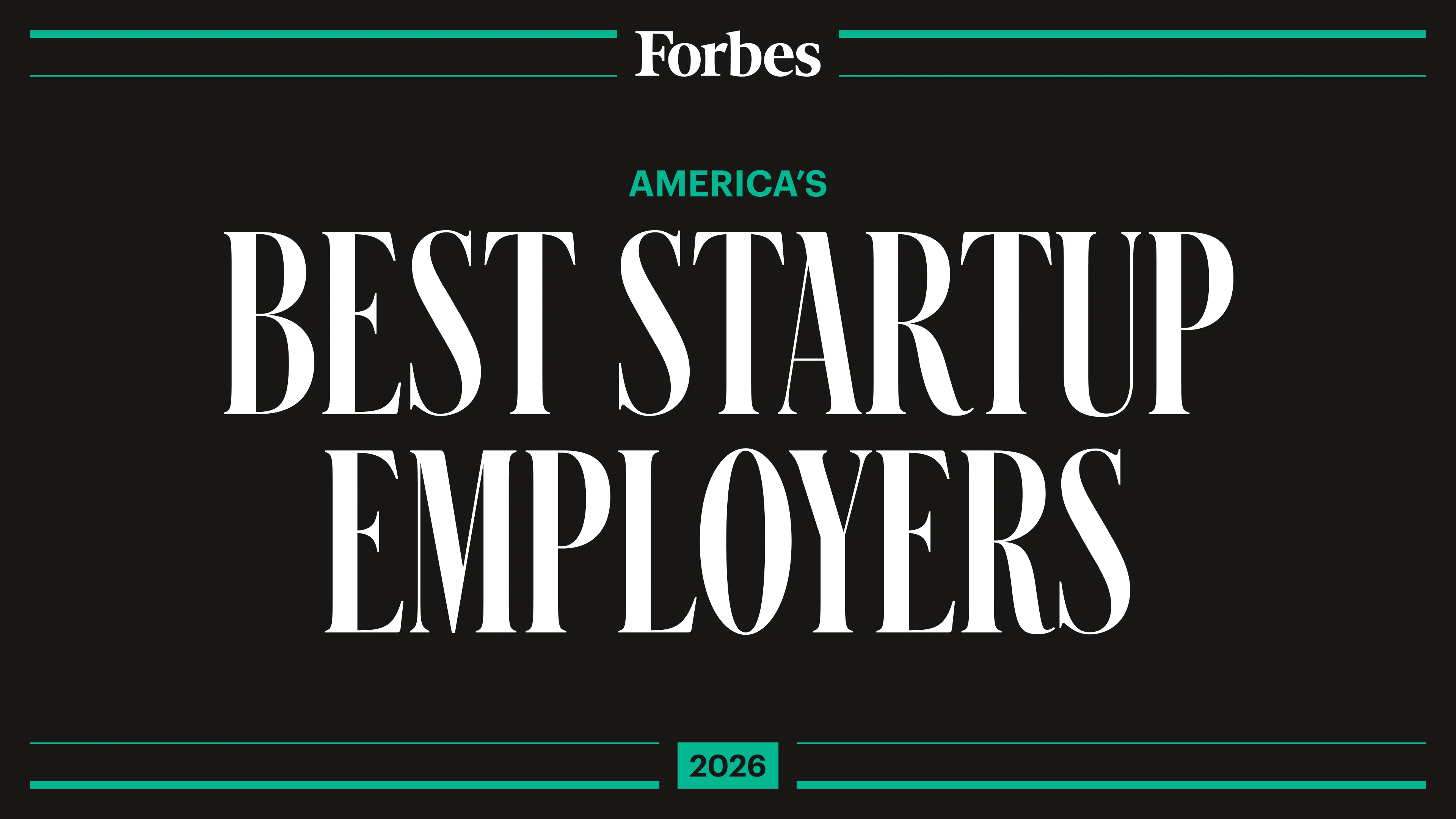 Forbes’ America’s Best Startup Employers List Image
