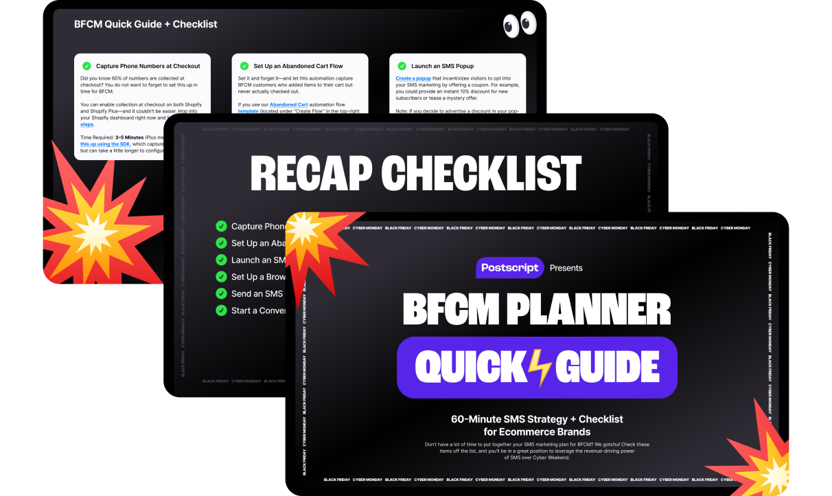 SMS Marketing Checklist for BFCM