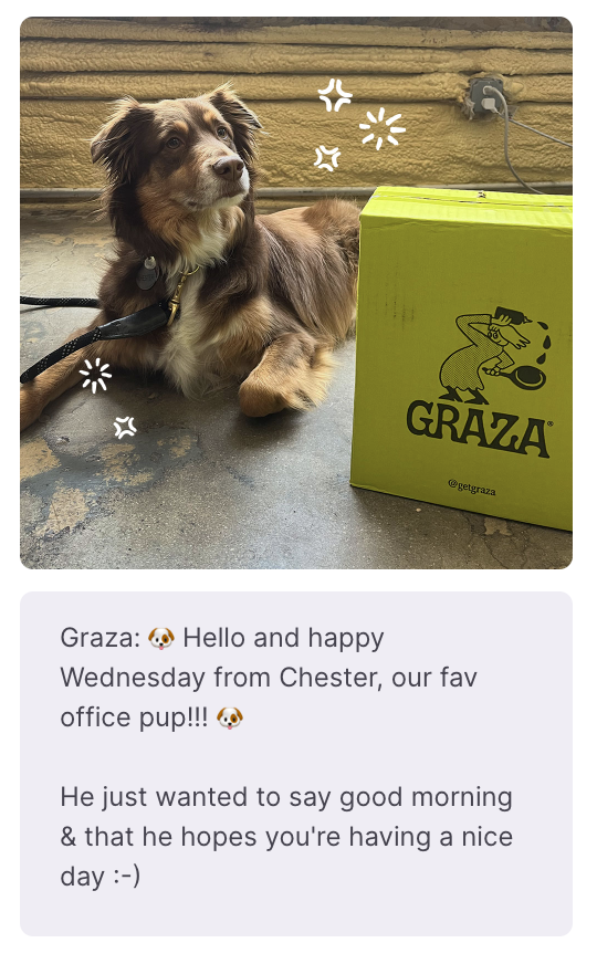 Graza pup campaign