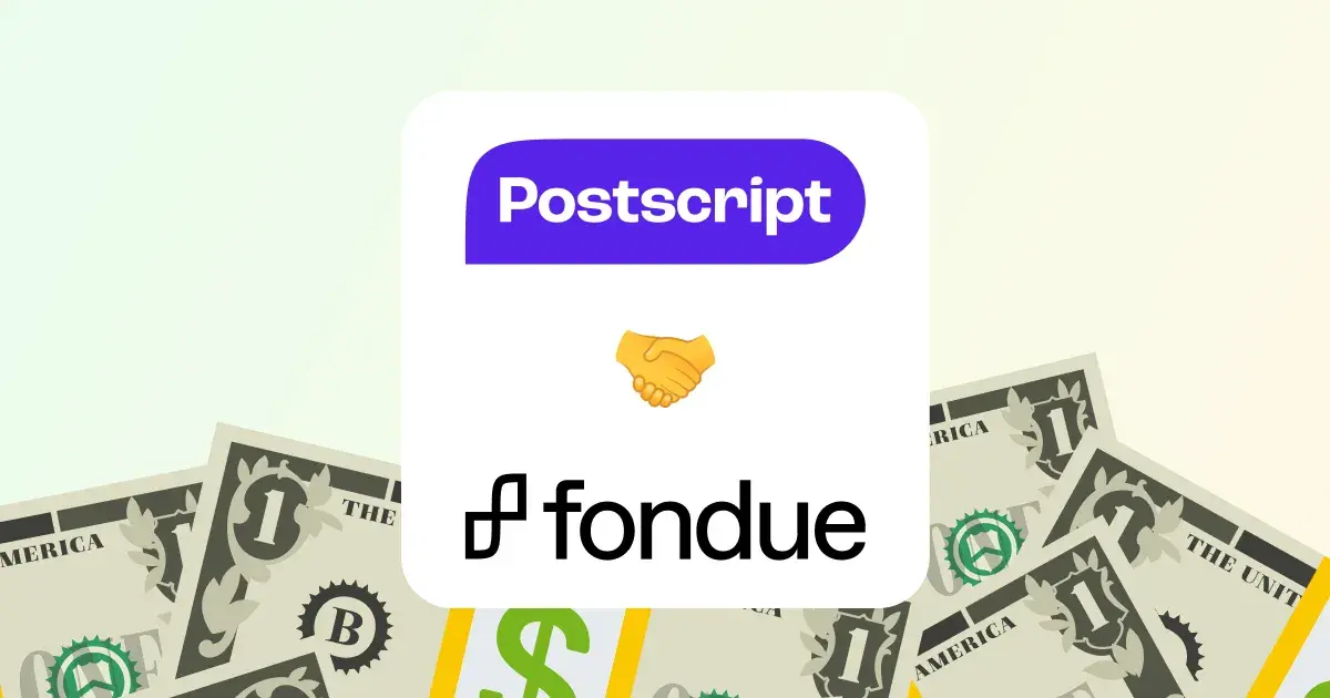 Postscript and Fondue Integration - Postscript