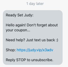 ready set judy text2