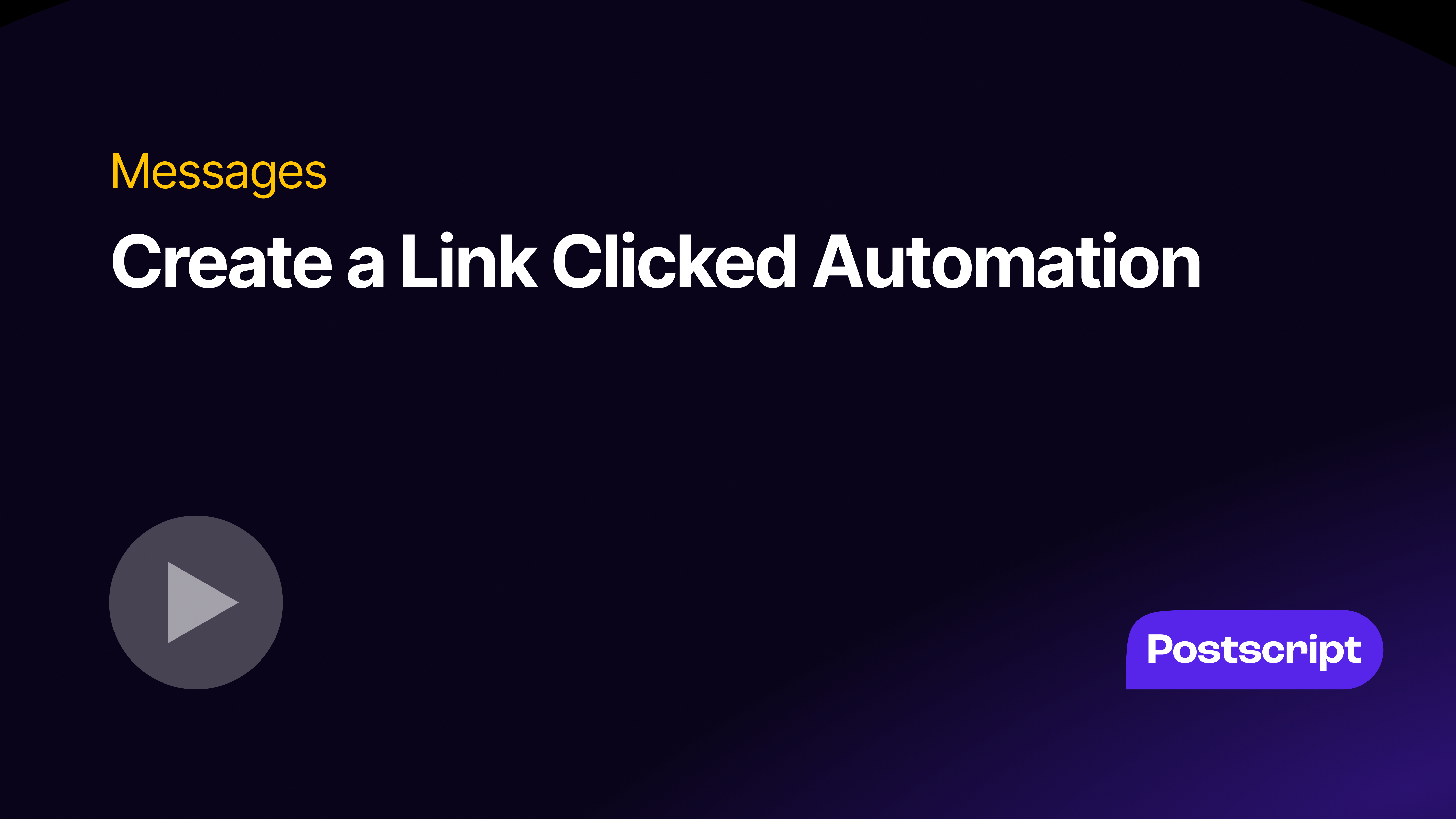 Create a Link Clicked Automation Thumbnail