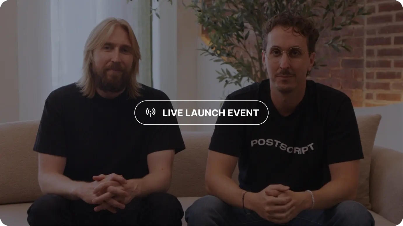 launch event video poster